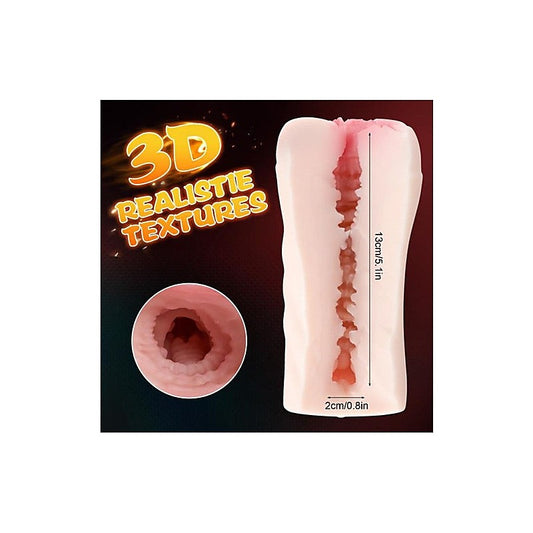 Xise Penny Pussy Dual Layer Vibrating Male Masturbator - Masturbators and Strokers