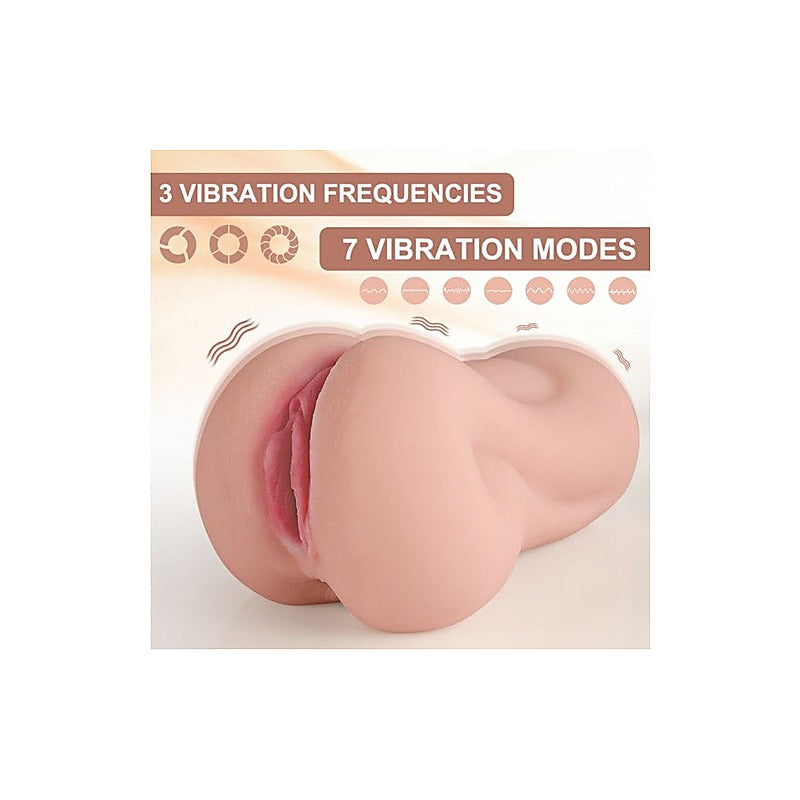 Agatha Realistic Vibrating Vaginal Masturbator by XISE - Masturbators and Strokers