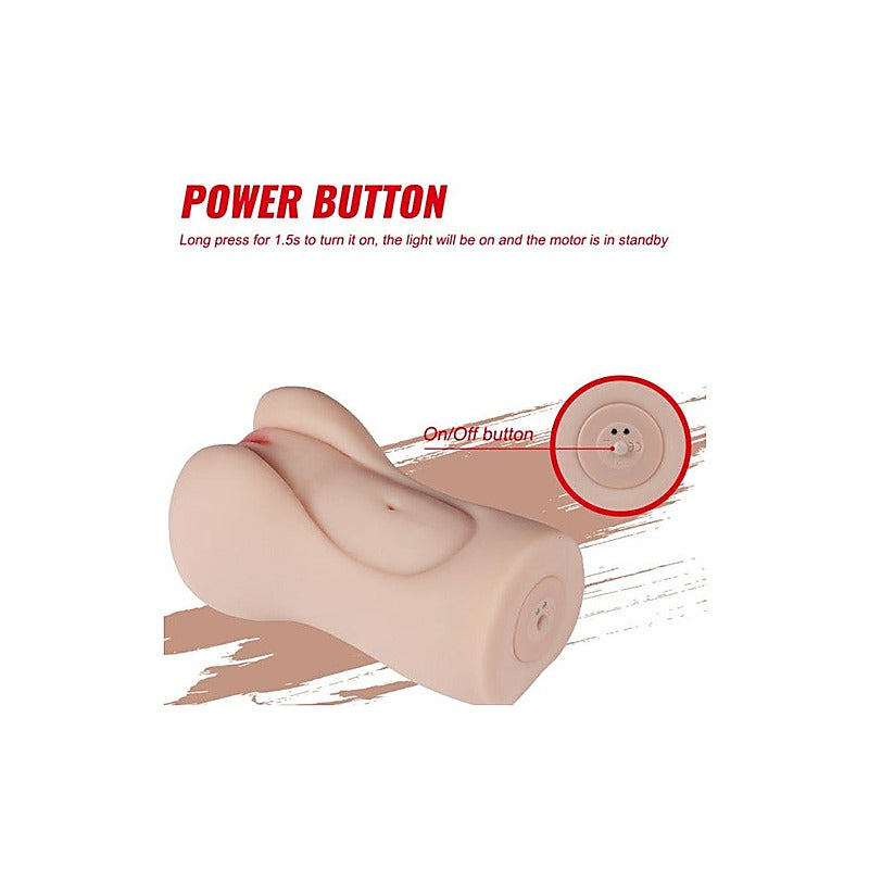 Xise Aggie Realistic Vibrating Vaginal Masturbator - Masturbators and Strokers