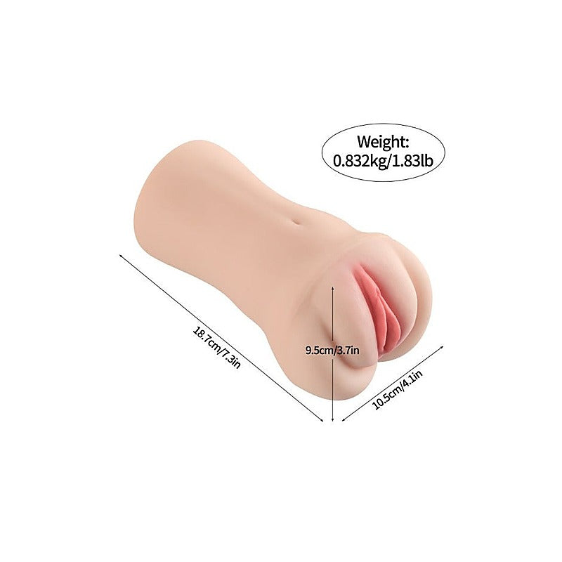 Xise Brenna Dual Density Vibrating Realistic Masturbator - Masturbators and Strokers