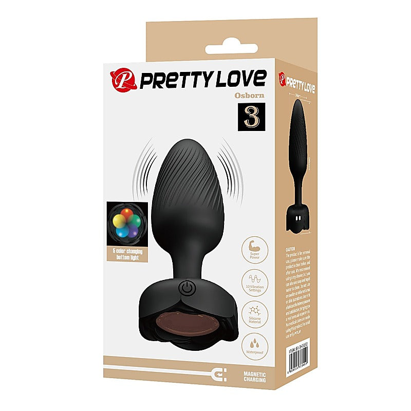 Baile Osborn Light-Up Vibrating Anal Play Plug - Butt Plugs