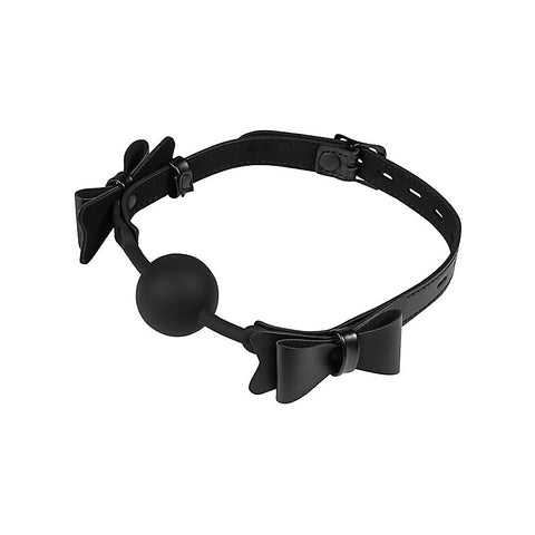 Professional Bow Tie Ball Gag by Sportsheets - Bondage Gags and Bits