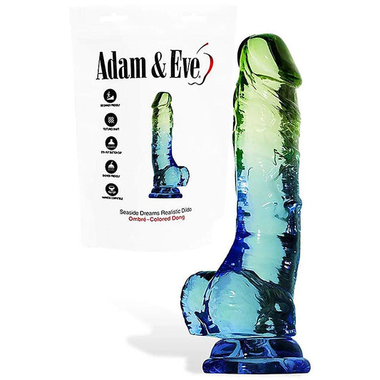 Adam & Eve SENSUAL SEASIDE TPE Realistic Dildo - Realistic Dildos