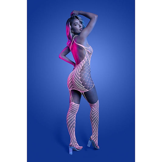 Fantasy Lingerie GLOW Metamorphic Sexy Bodystocking OS - Body Stockings