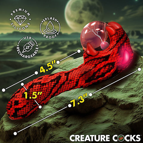 Creature Cocks Cobra Rechargeable Vibrator by XR Brands - Novelty Vibrators