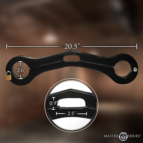 Master Series Punished Balls To Wrist Humbler by XR Brands - Cuffs And Restraints