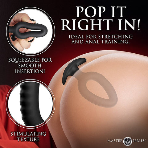 Master Series Pop Anal Plug Trainer Set by XR Brands - Butt Plugs
