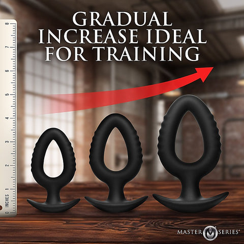 Master Series Pop Anal Plug Trainer Set by XR Brands - Butt Plugs
