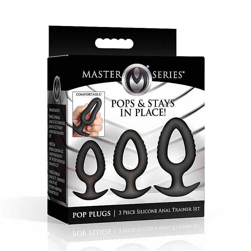 Master Series Pop Anal Plug Trainer Set by XR Brands - Butt Plugs