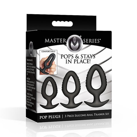 Master Series Pop Anal Plug Trainer Set by XR Brands - Butt Plugs