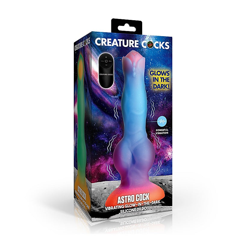Creature Cocks Astro Cock Vibrating Dildo by XR Brands - Vibrating Dildos