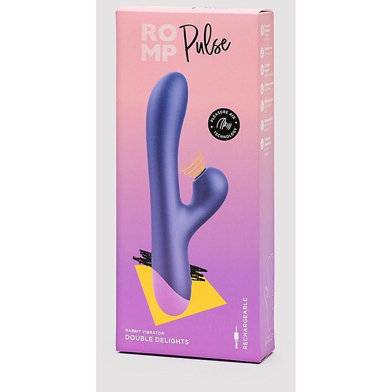 Love Honey Romp Pulse Pleasure Air Pulse Rabbit Vibrator - Rabbit Vibrators