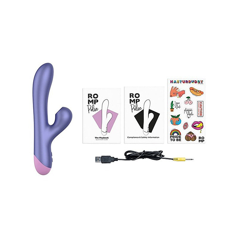 Love Honey Romp Pulse Pleasure Air Pulse Rabbit Vibrator - Rabbit Vibrators