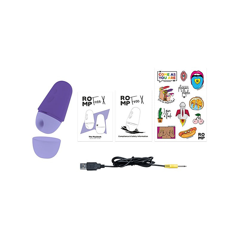 Romp Free X Clitoral Suction Massager by Love Honey - Clit Ticklers and Pulsators