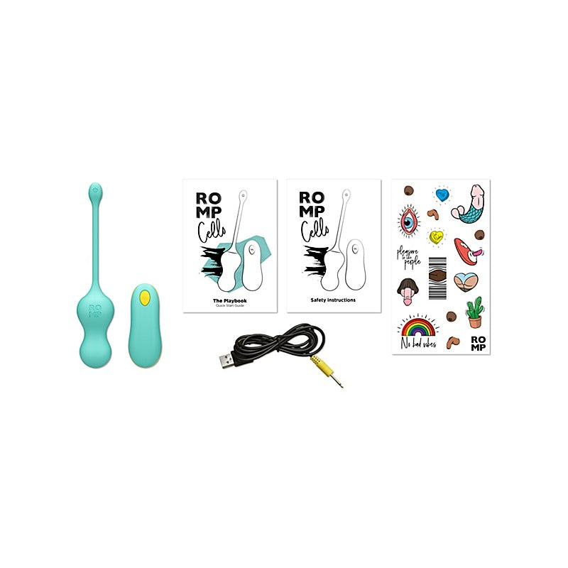 Romp Cello Remote Control Vibrating Egg by Love Honey - Love Eggs and Kegel Exercisers