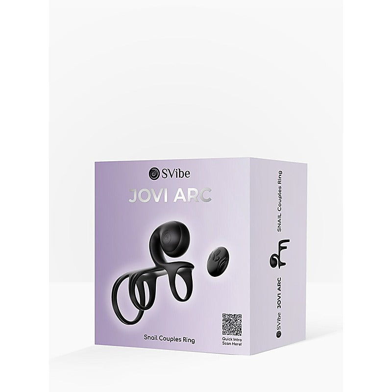 SVibe Snail JOVI Arc Couples Vibrating Cock Ring - Vibrating Cock Rings