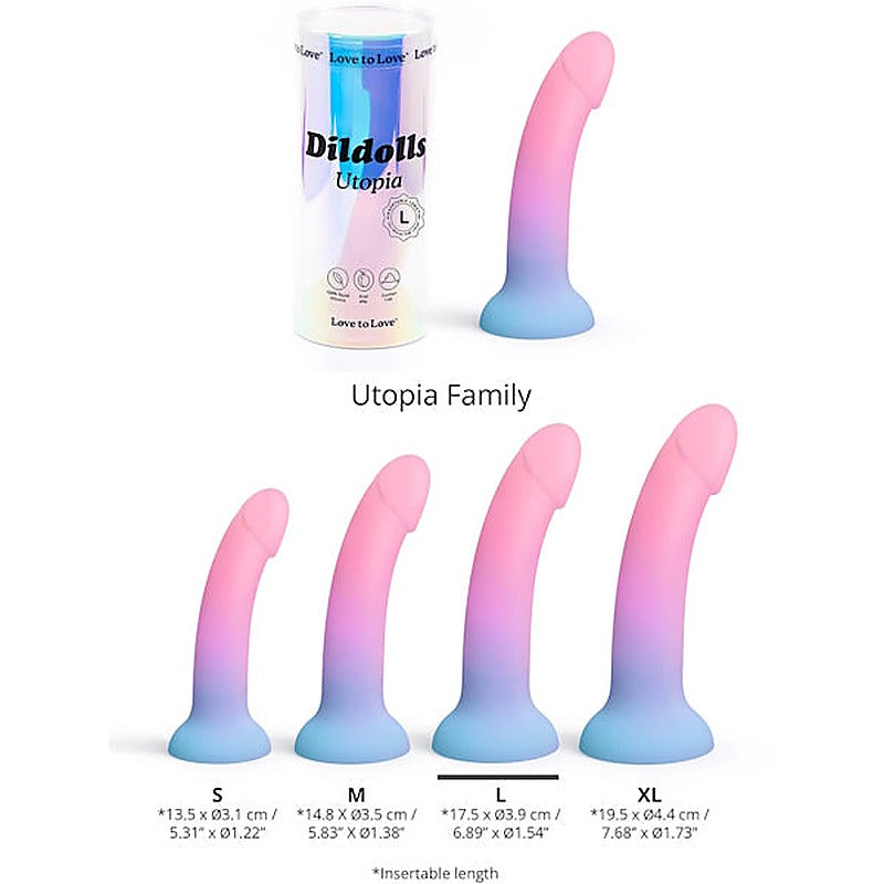 Dildolls Utopia Silicone Dildo by Love To Love - Realistic Dildos