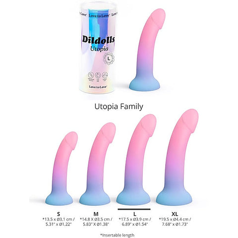 Dildolls Utopia Silicone Dildo by Love To Love - Realistic Dildos