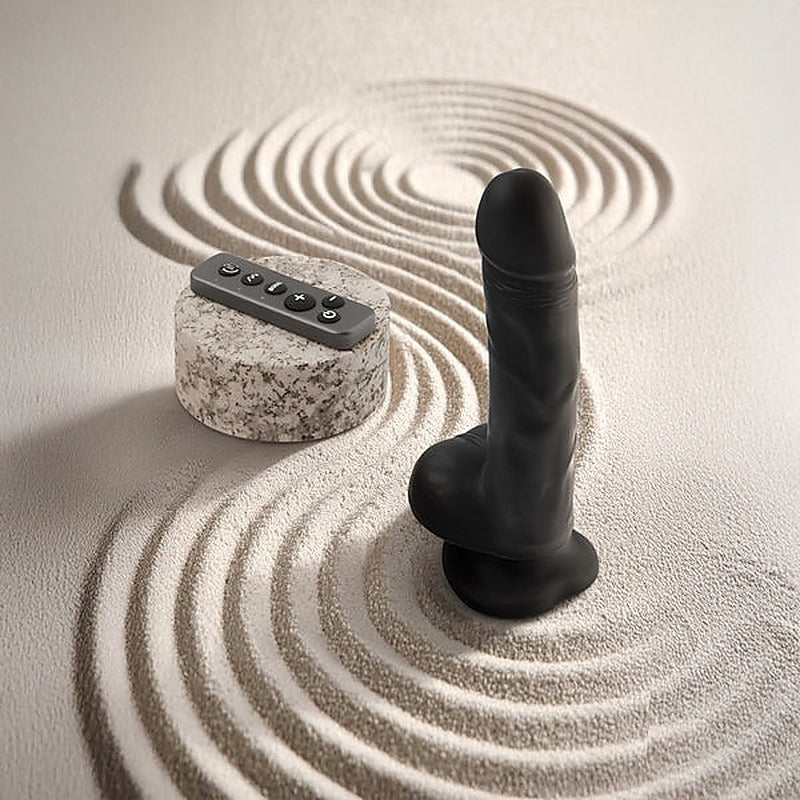 STRAP-ON-ME Rotating and Vibrating Realistic Dildo Large - Vibrating Dildos