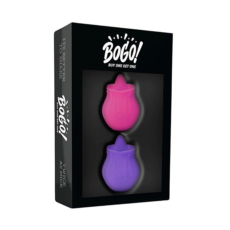 Bogo Rose Multi Functions Clitoral Vibrator by Cousins Group - Clit Ticklers and Pulsators