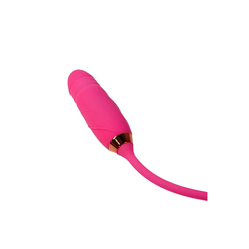 Pink Pussycat Thrusting Rose Vibrator by Cousins Group - Clit Ticklers and Pulsators
