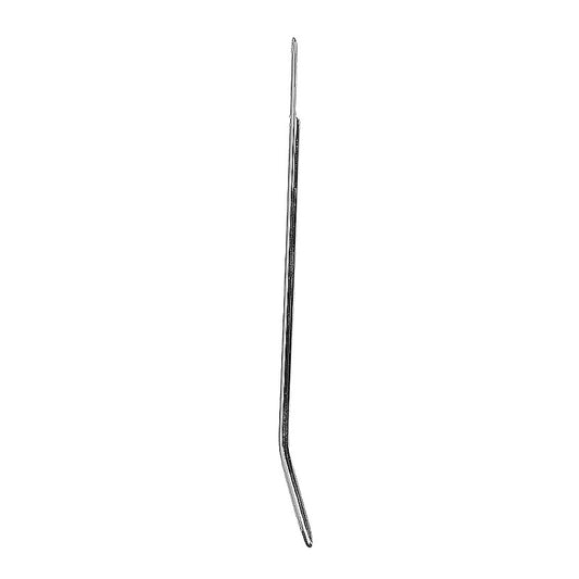 Shots Urethral Sounding Stainless Steel Dilator Black - Urethral Sounds