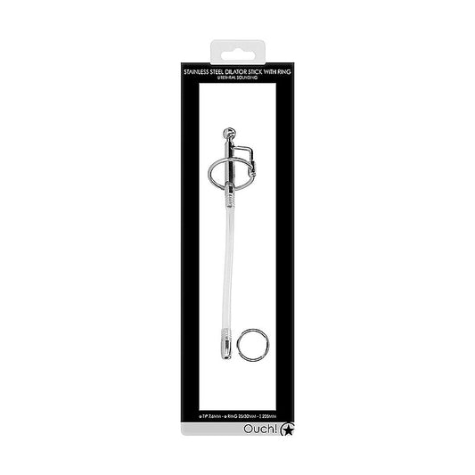 Shots Urethral Sounding Stainless Steel Dilator Stick - Urethral Sounds