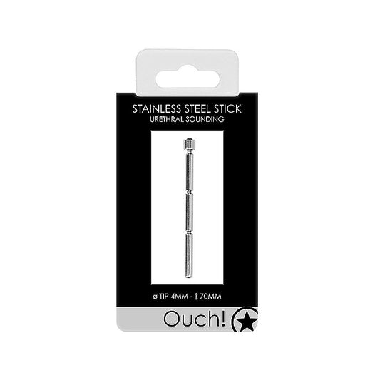 Shots Urethral Sounding Stainless Steel Stick - Urethral Sounds