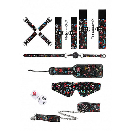 Shots Toys Old School Tattoo Bondage Kit - Bondage Kits