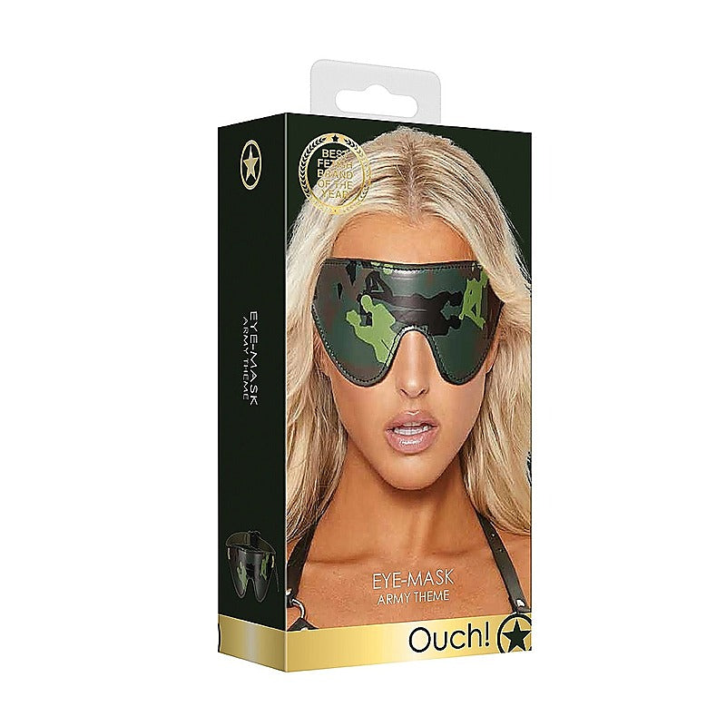 Shots Toys Army Theme BDSM Play Eye Mask - Masks And Blindfolds