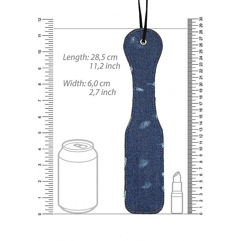 Roughend Denim Style BDSM Paddle by Shots Toys - Paddles And Slappers