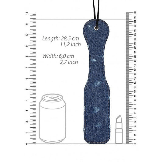 Shots Toys Roughend Denim Style BDSM Paddle - Paddles And Slappers