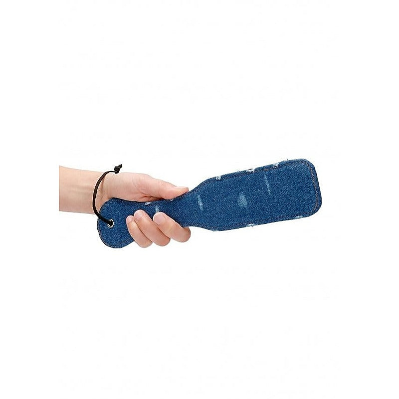 Roughend Denim Style BDSM Paddle by Shots Toys - Paddles And Slappers