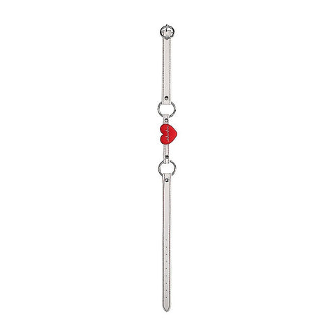 Nurse Theme BDSM Silicone Heart Gag by Shots Toys - Bondage Gags and Bits