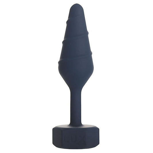 BMS Factory Lux Active Twist Silicone Anal Plug Blue - Butt Plugs