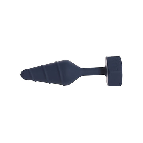 BMS Factory Lux Active Twist Silicone Anal Plug Blue - Butt Plugs