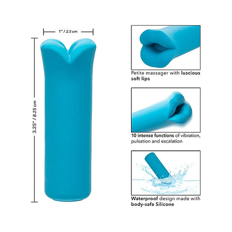 California Exotics Kyst Lips External Clitoral Massager - Clit Ticklers and Pulsators