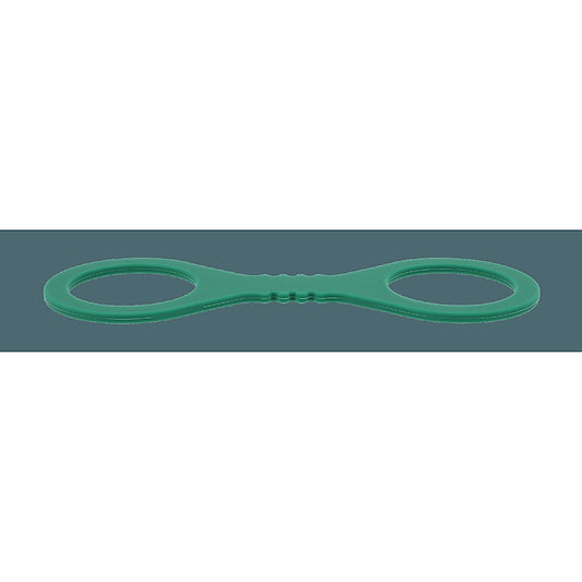 Sex & Mischief Indica Silicone Bondage Hand Cuffs Green - Cuffs And Restraints
