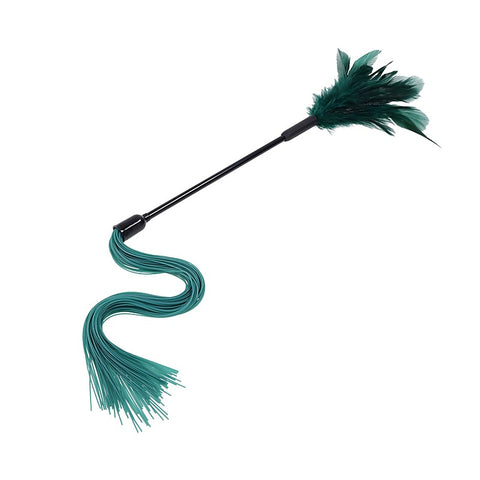 Indica Feather Tickler Whip by Sportsheets - Whips And Crops