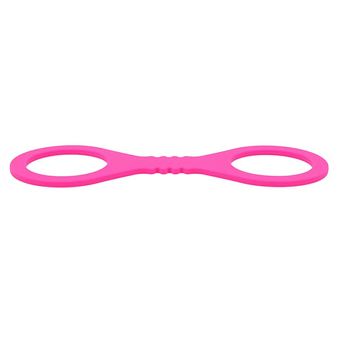 Sex & Mischief Hot Pink Silicone Hand Cuffs by Sportsheets - Cuffs And Restraints
