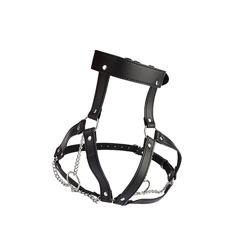 Fetish Breast Harness With O-ring Chains by Chisa - Cuffs And Restraints