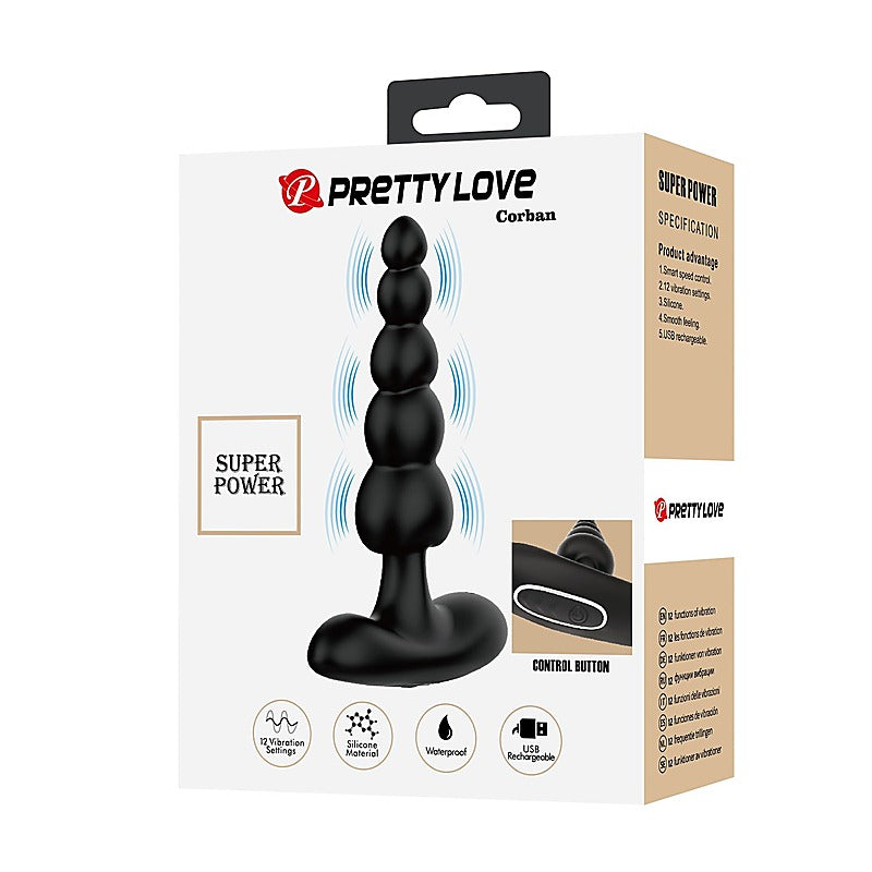 Corban Rechargeable Silicone Butt Plug by Baile - Butt Plugs