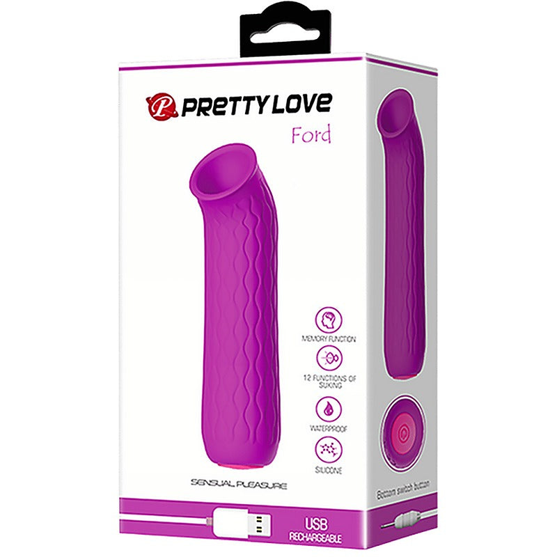 Baile Ford 12 Functions Rechargeable Clitoral Massager - Clit Ticklers and Pulsators