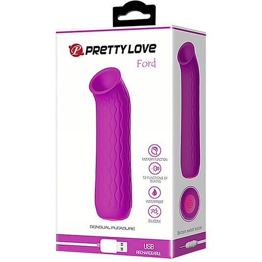 Baile Ford 12 Functions Rechargeable Clitoral Massager - Clit Ticklers and Pulsators