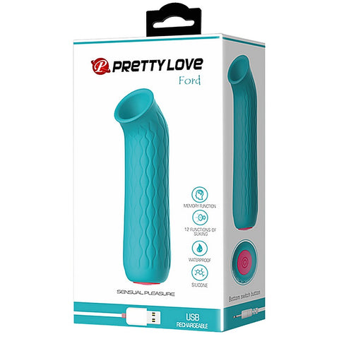 Baile Ford 12 Functions Rechargeable Clitoral Massager - Clit Ticklers and Pulsators