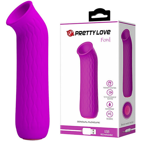 Baile Ford 12 Functions Rechargeable Clitoral Massager - Clit Ticklers and Pulsators