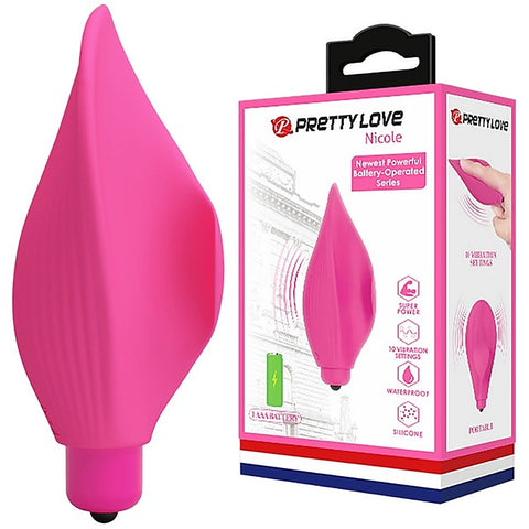 Nicole 10 Functions Silicone Finger Vibrator by Baile - Finger and Tongue Vibrators