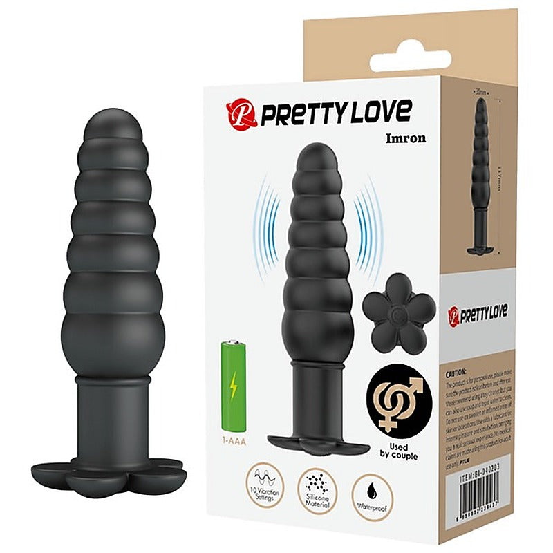Baile Imron Vibrating Silicone Butt Plug - Butt Plugs