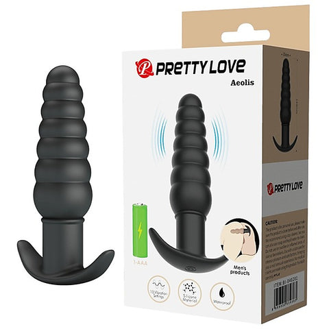 Baile Aeolis Vibrating Silicone Anal Plug - Butt Plugs