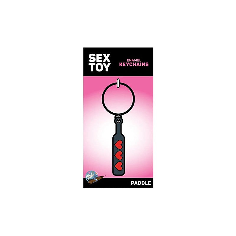 Hearts Paddle Keychain by Wood Rocket - Party Gifts and Novelties